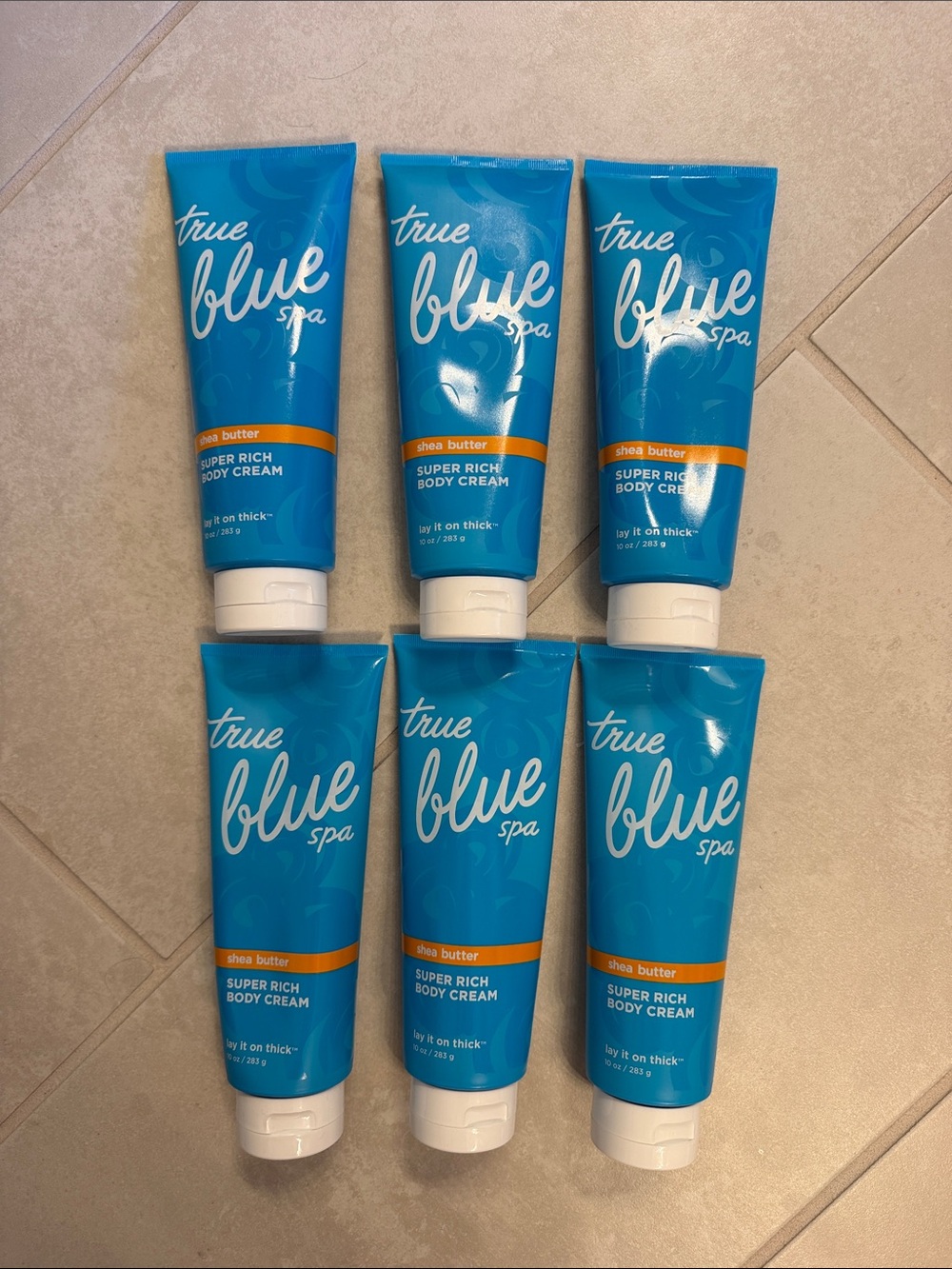 BNWT! Bath & Body Works - True Blue Spa Shea Butter Super Rich Body Cream (6)